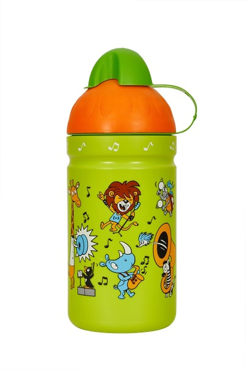 Zdravá lahev ZOO kapela 0,5 l - zelená - VÝPRODEJ